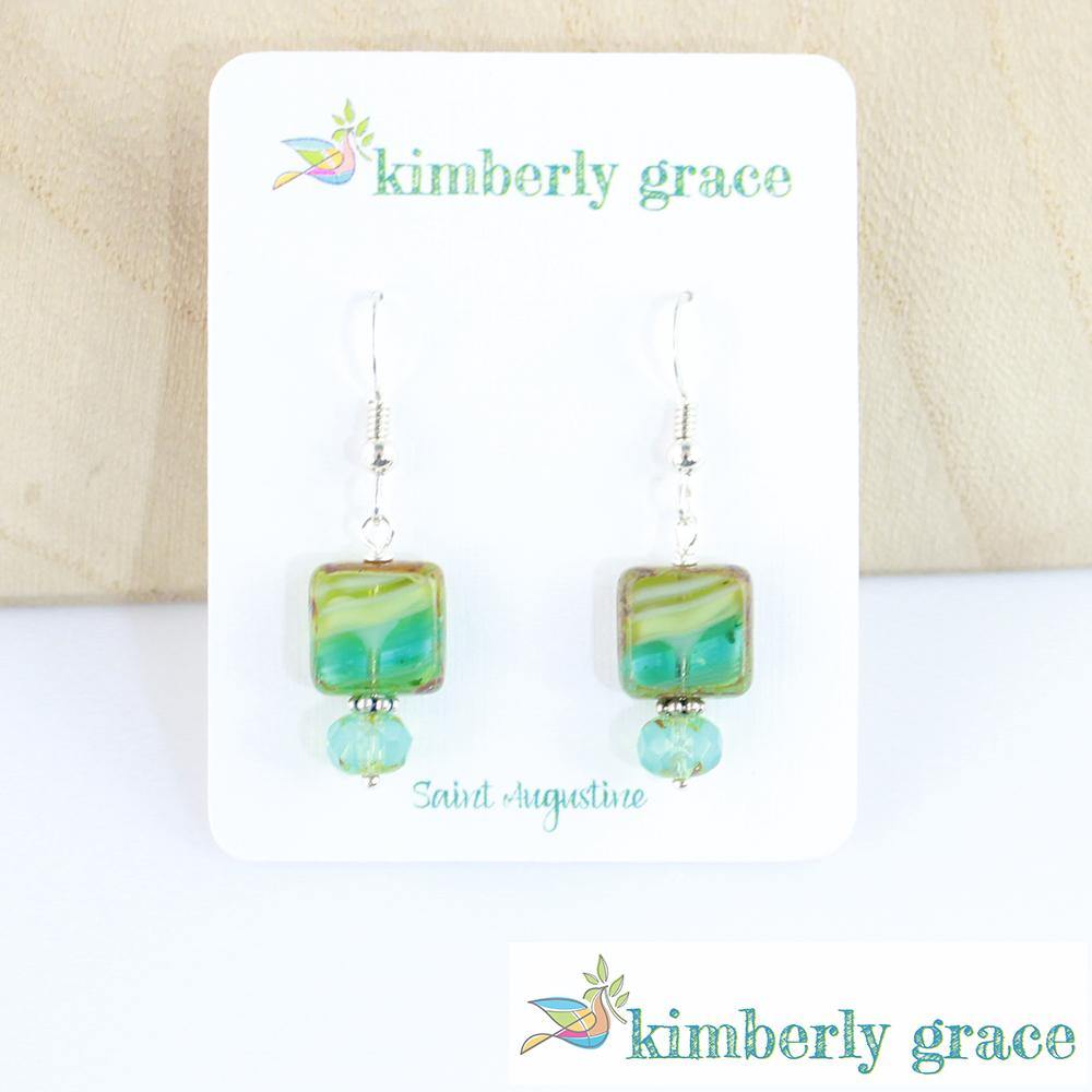 Earrings Blue Wave Sterling - Rembrandtz