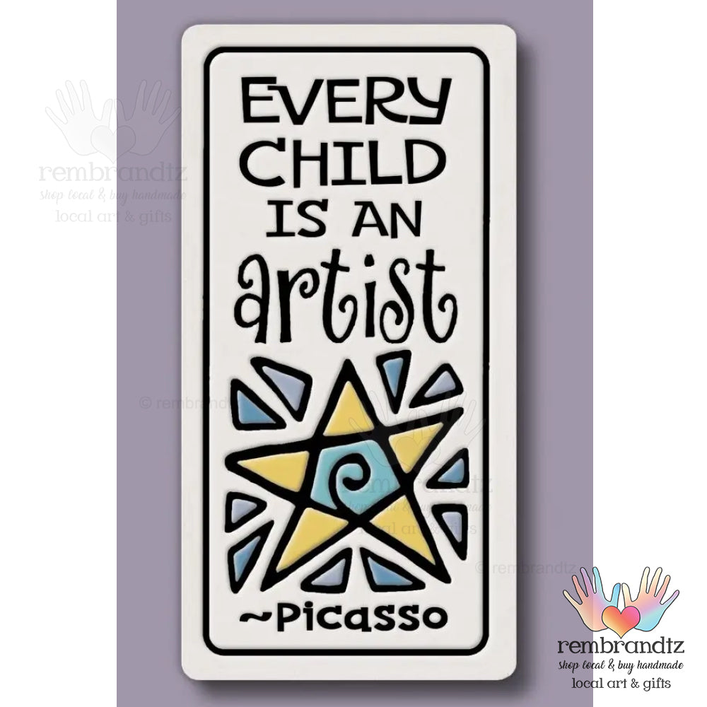 Picasso Art Tile Magnet
