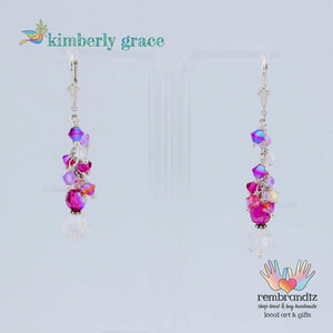 Rose Garden Earrings Sterling Leverback