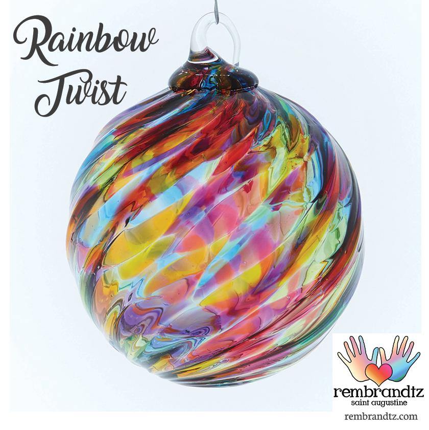 Rainbow Twist Ornament - Rembrandtz