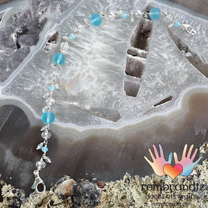 Aqua Ocean Sterling Bracelet