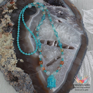 Blue Buddha Necklace