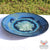 Glass Infused Pottery Platter Cobalt
