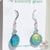 Blue Sky Swirl Sterling Earrings