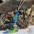 Sea Glass Cobalt Blue Green Gradient Sterling Necklace