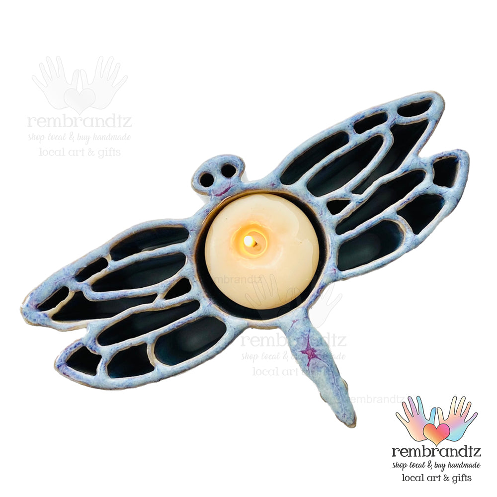 Dragonfly Candle Holder