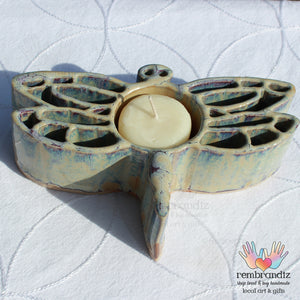 Dragonfly Candle Holder