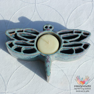 Dragonfly Candle Holder