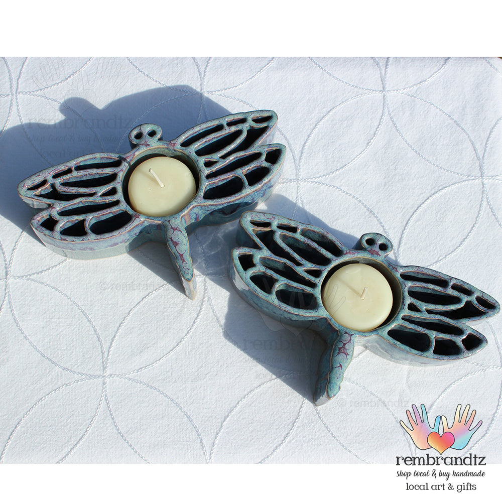 Dragonfly Candle Holder