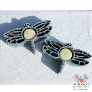 Dragonfly Candle Holder