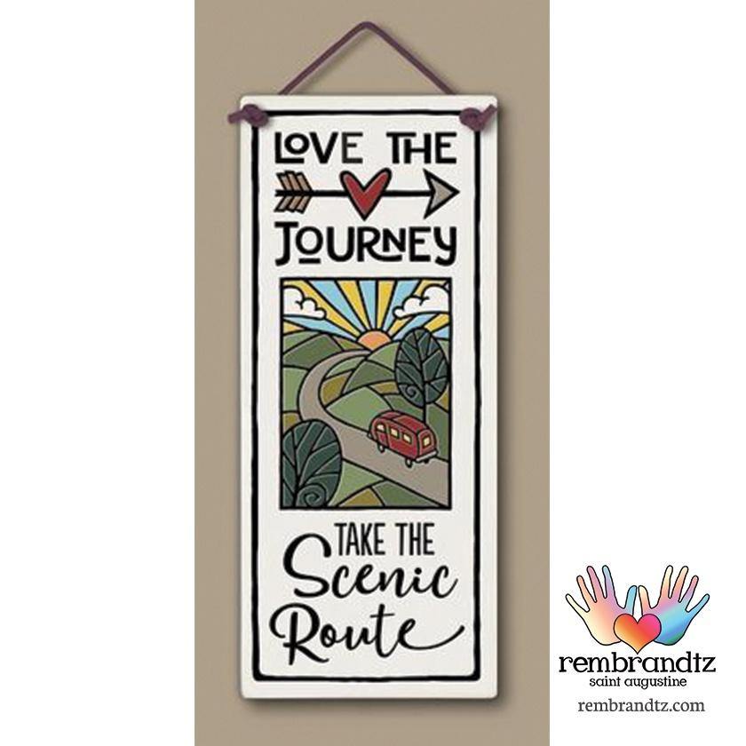 Love the Journey Art Tile - Rembrandtz