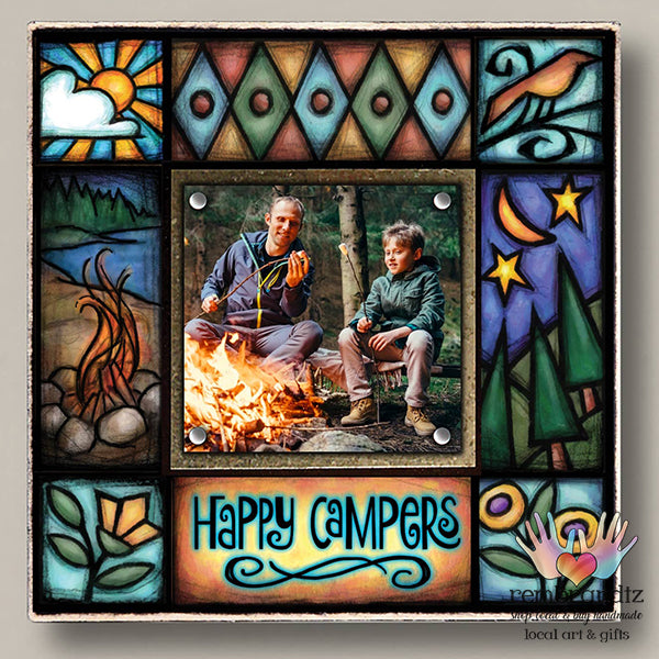 Happy Campers Small Picture Frame