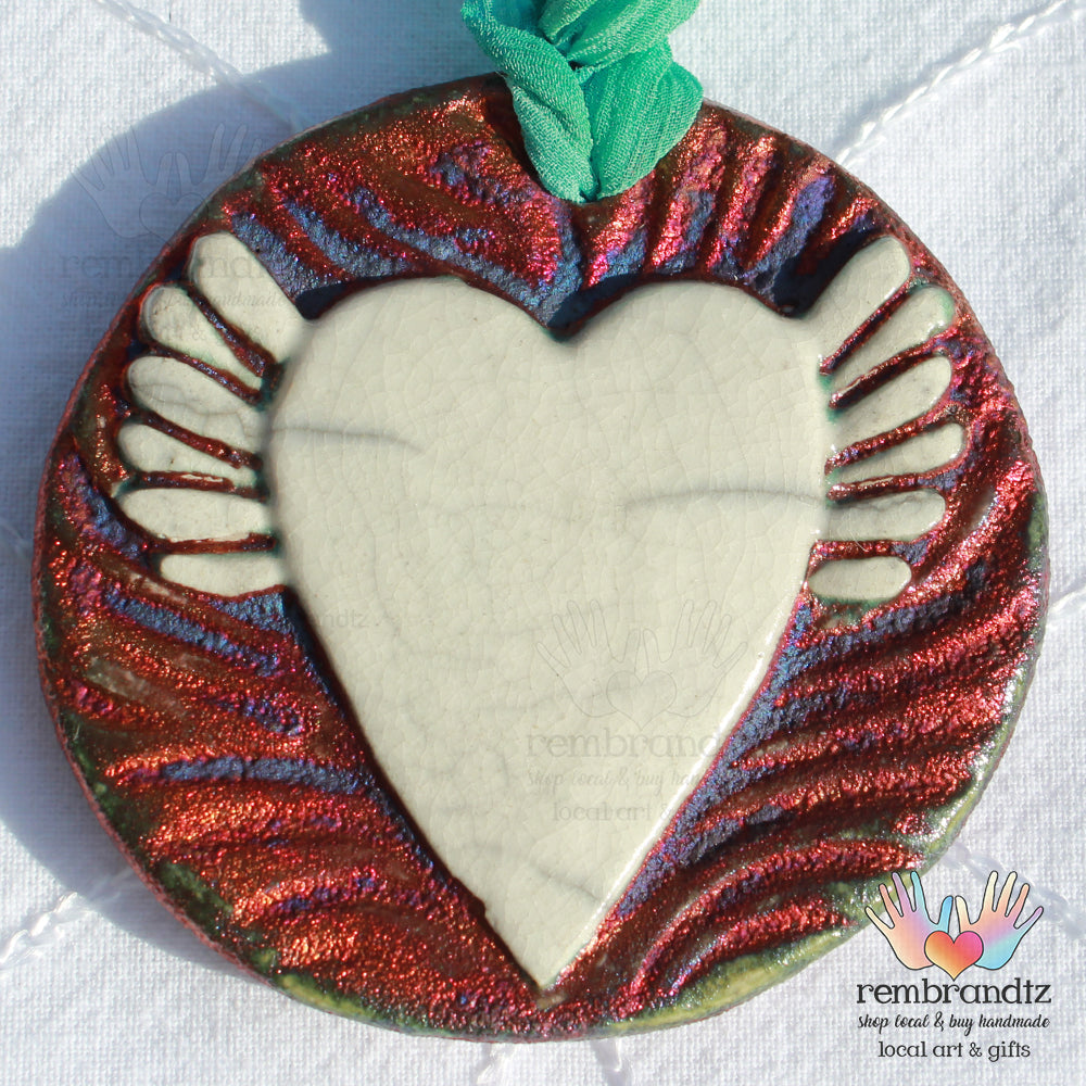 Keepsake Raku Pottery Ornaments