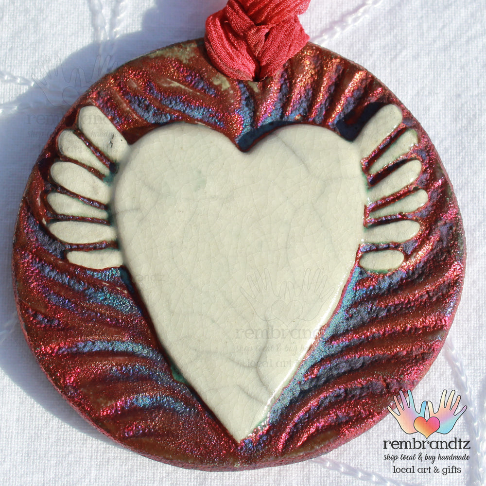 Keepsake Raku Pottery Ornaments