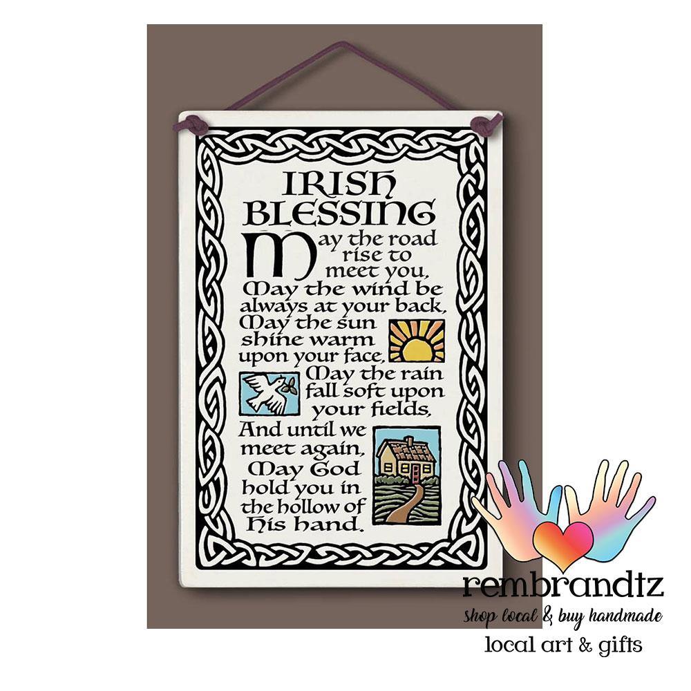 Irish Blessing Art Tile - Rembrandtz