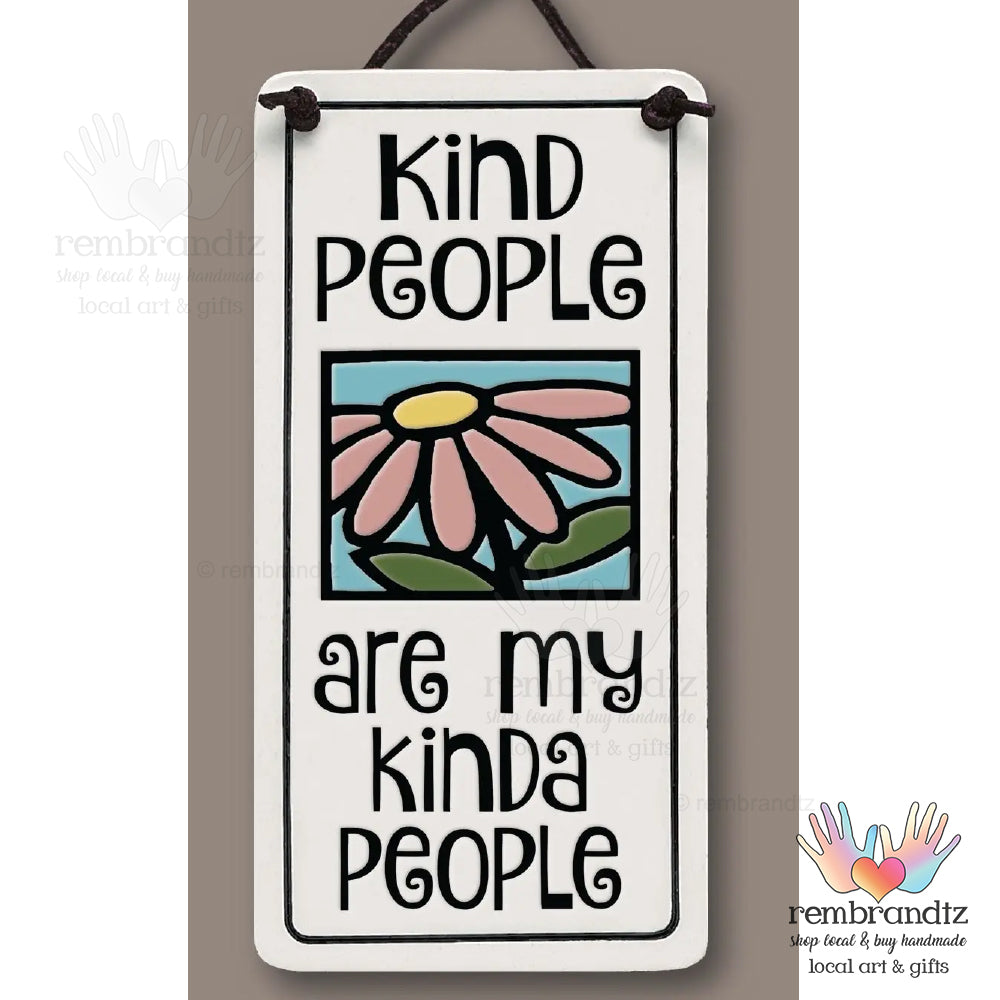 Kind People Art Tile