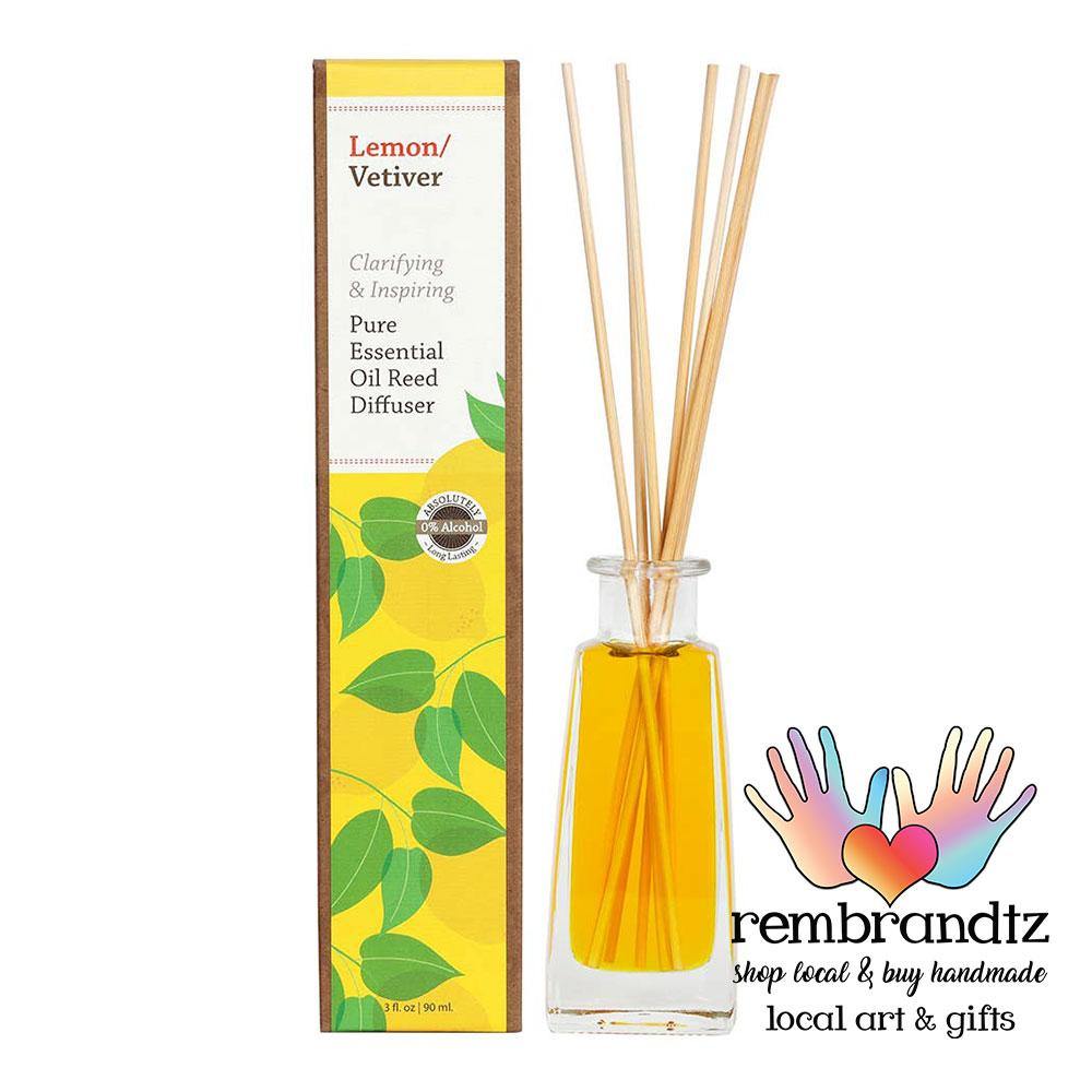 Lemon Vetiver Essential Oil Reed Diffuser Large - Rembrandtz