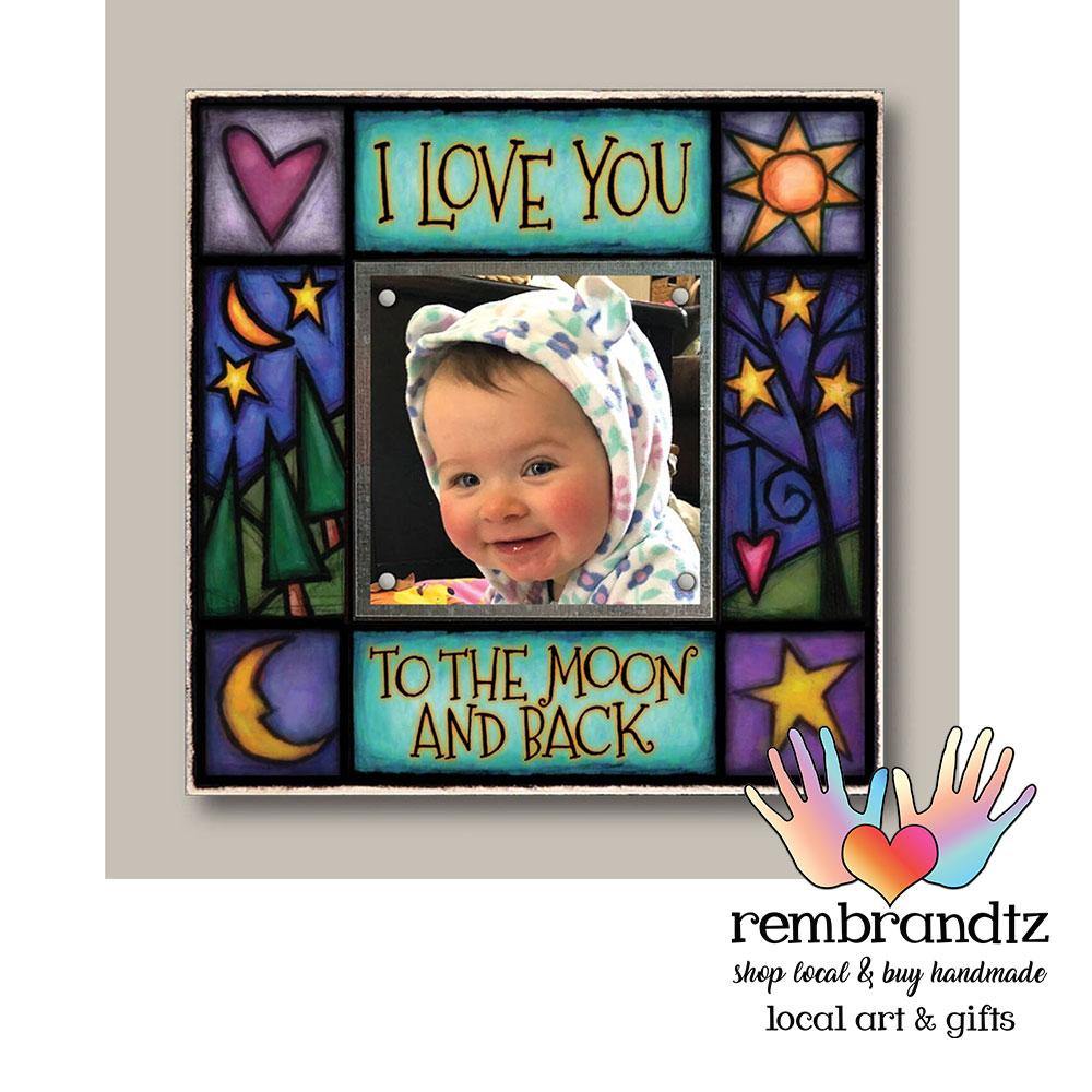 Love You to the Moon Small Archival Picture Frame - Rembrandtz