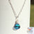 Sapphire Blue Sterling Necklace