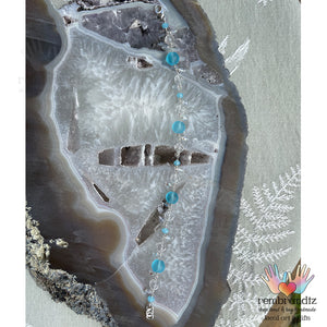 Aqua Ocean Sterling Bracelet