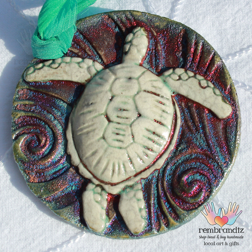 Keepsake Raku Pottery Ornaments