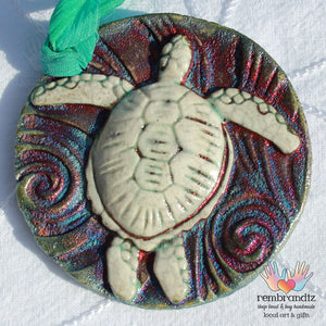 Keepsake Raku Pottery Ornaments