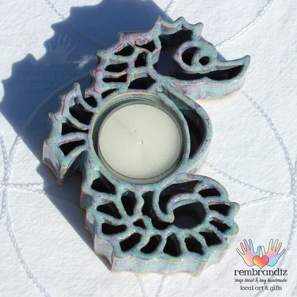 Seahorse Votive Holder