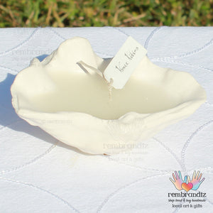 Seashell Clam Luminary Candle