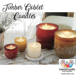 Timber Goblet Candles - Rembrandtz