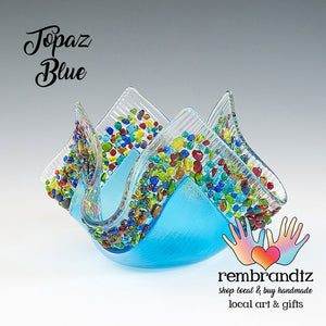 Topaz Blue Candle Light