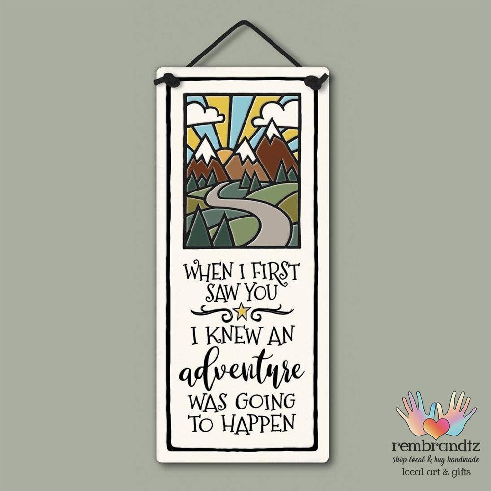 First Saw You Art Tile - Rembrandtz