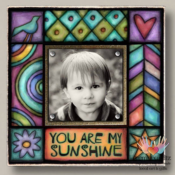 You Are My Sunshine Small Magnetic Picture Frame